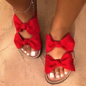 Bow Sandals Shoes Slippers